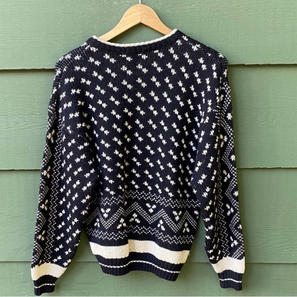 Vintage embroidered eagle wool sweater - Picture 5 of 9